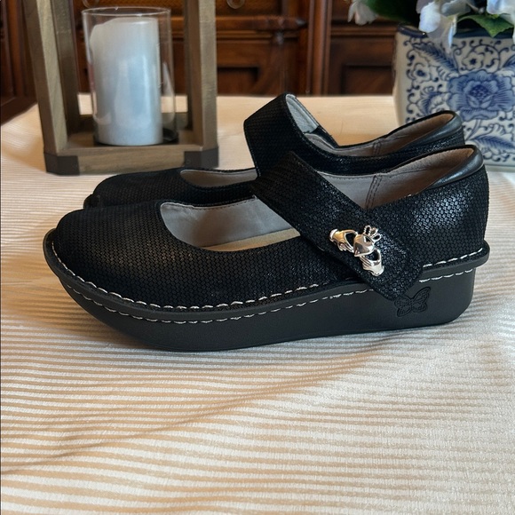 NWOT Alegria Women's Black Mary Jane - Picture 4 of 6